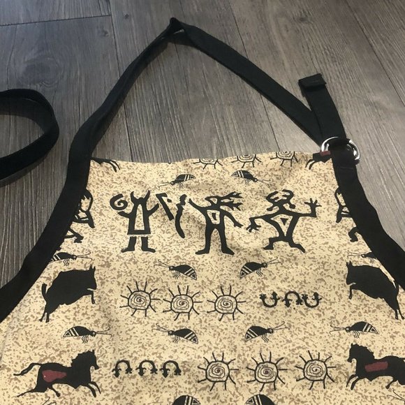 Vintage Kitchen Native American Tribal Stick Figure Art Canvas